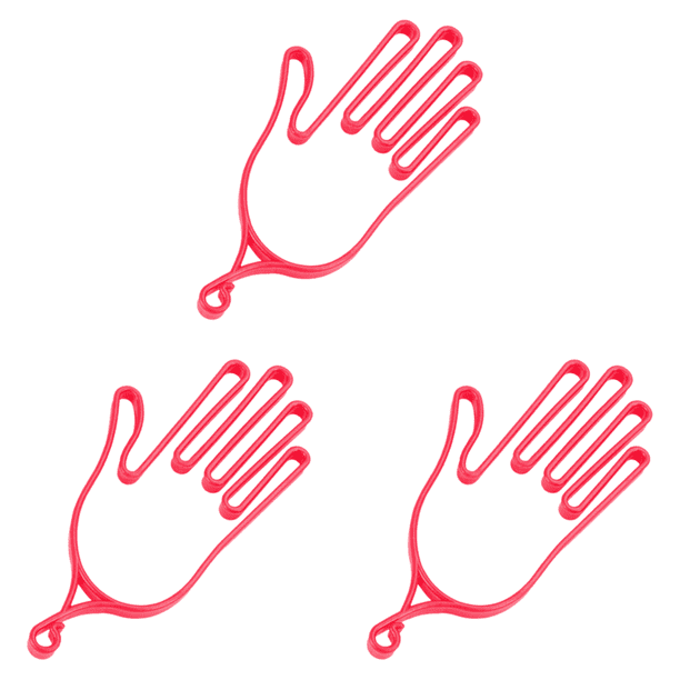 Colgador Soporte para Guantes Golf Con Hebilla Marco Equipo Herramientas Golfista () Rojo