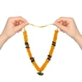 thumbnail image 2 of Shubhkart Artificial Pooja Garland, Yellow, 2 of 4