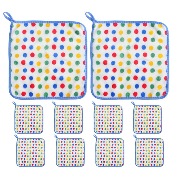 10 paños de cocina suaves y absorbentes para la limpieza de la cocina, reutilizables y de secado rápido, adecuados para secar platos, ideales para uso doméstico.