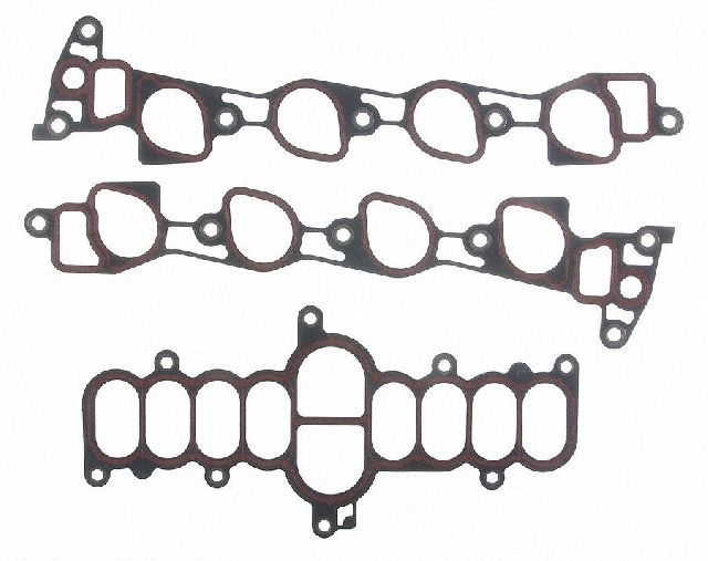 Left Driver Side Exhaust Manifold Kit with Gasket and Hardware Compatible with 2000-2004 Ford F-250 Super Duty 5.4L V8 - 1