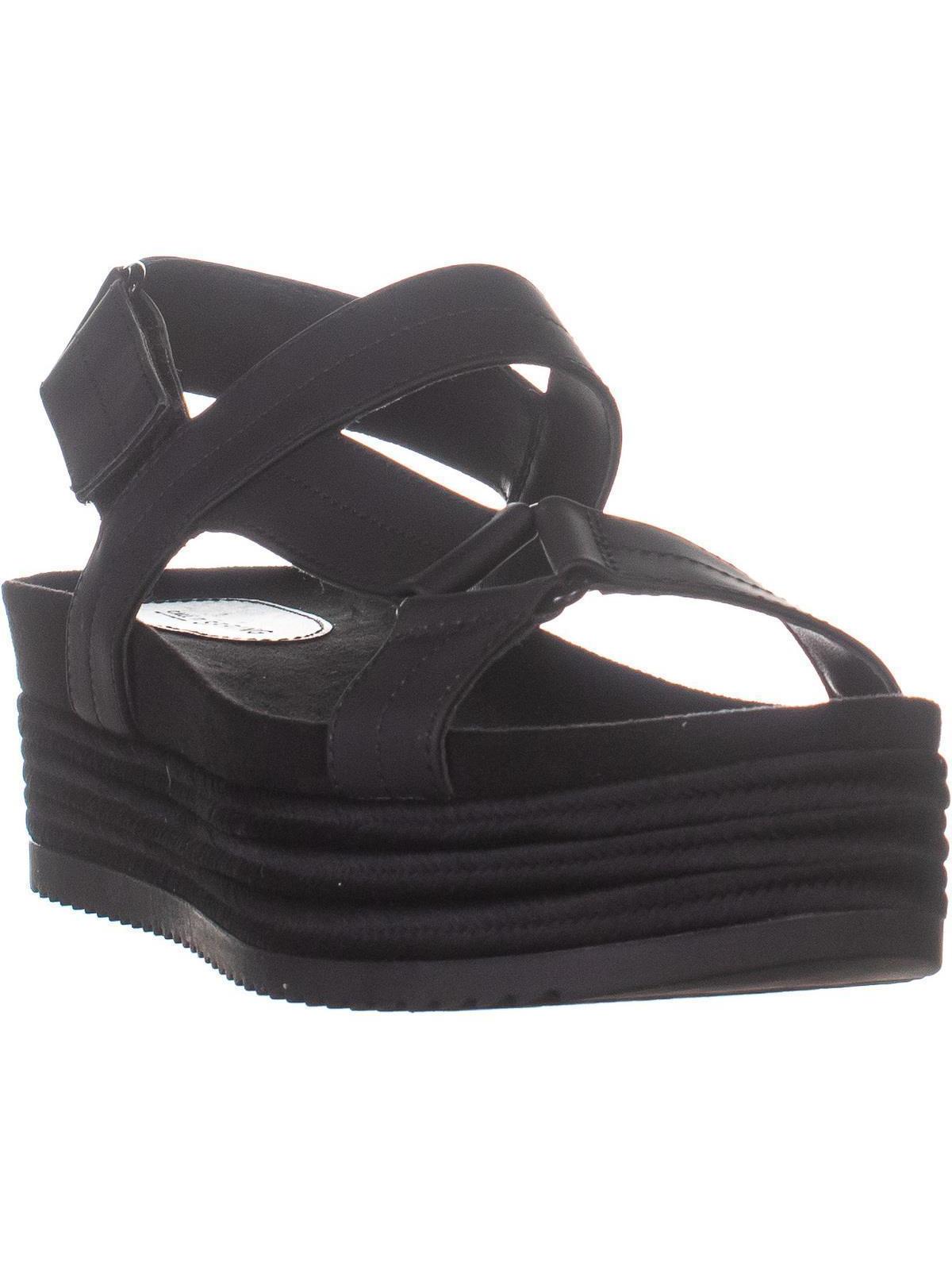 Womens Call It Spring Piersien Platform Sandals , Black, 6 US / 36 EU