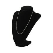 Tytroy 9" 3D Black Velvet Necklace Display Chain Jewelry Model Bust Stand