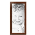 thumbnail image 2 of ArtToFrames 9" x 20" Walnut Picture Frame, 9x20 inch Brown Wood Poster Frame (WOM-4086), 4 Pack, 2 of 7
