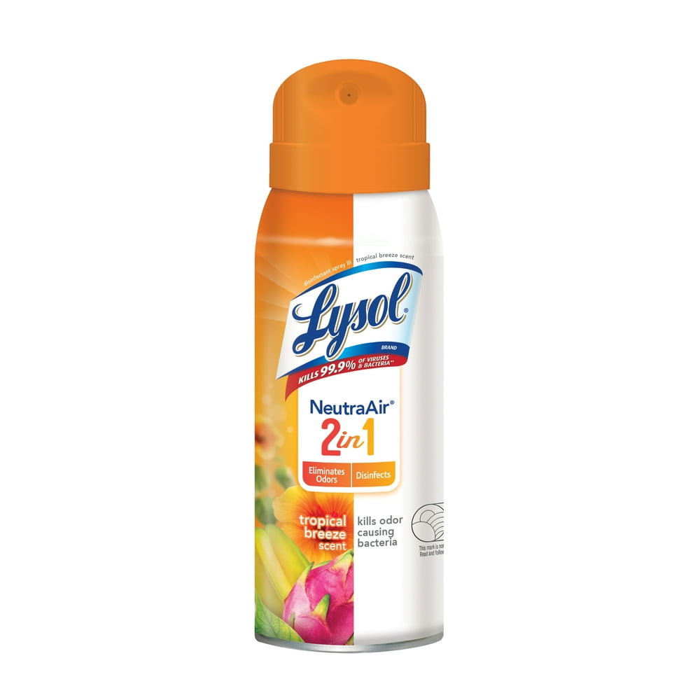 Lysol Disinfectant Spray, Neutra Air Tropical Breeze Scent 10 oz