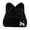 Black, variant on Cat Ear Plush Knit Beanie for Women, Warm Winter Cap with Embroidery, Stretchy Fit for All Head Sizes and Face Types, Perfect Gift for Cat Lovers,Red