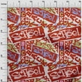 thumbnail image 3 of oneOone Cotton Cambric Red Fabric Kids Quilting Supplies Print Sewing Fabric By The Yard 56 Inch Wide, 3 of 4