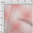 thumbnail image 2 of oneOone Cotton Poplin Red Fabric Geometric Fabric For Sewing Printed Craft Fabric By The Yard 56 Inch Wide, 2 of 4