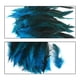 thumbnail image 5 of Bewildely Pluma de cola natural Adornos hermosos Decoración de carnaval Accesorios para tocados de disfraces de bricolaje, Rosa roja Tela de costura y artesanía Lago azul Bewildely HA8491-01B, 5 of 6