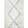 thumbnail image 1 of Dynamic Rugs MR24232296288 Tapis de Shag Contemporain Rectangle 2 Pi x 3 Pi Mehari 23229 - 6288 Ivoire et Gris, 1 of 1
