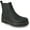 Black, variant on kozi Canada Women Ankle Casual Riding Bootie Chelsea Boot LEILA-1 Fall Boot Side Zipper Black