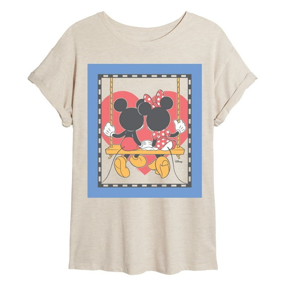 Disney - Mickey Mouse Swing Oversized - Womens Oversized Graphic T-Shirt