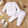 thumbnail image 4 of Odeerbi 3M-2Y Toddler Girls Cotton Outfits Layette Set Casual Printed Long Sleeve Round Neck Bodysuit Long Sweatpants Sets Toddler Girls Clothes, 4 of 9
