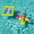 thumbnail image 5 of juegos de juguetes inflables para piscina con lanzamiento de aros, incluye juego de lanzamiento de aros y maíz y bomba de aire, juegos de piscina flotantes para niños y adultos multijugador, 5 of 5