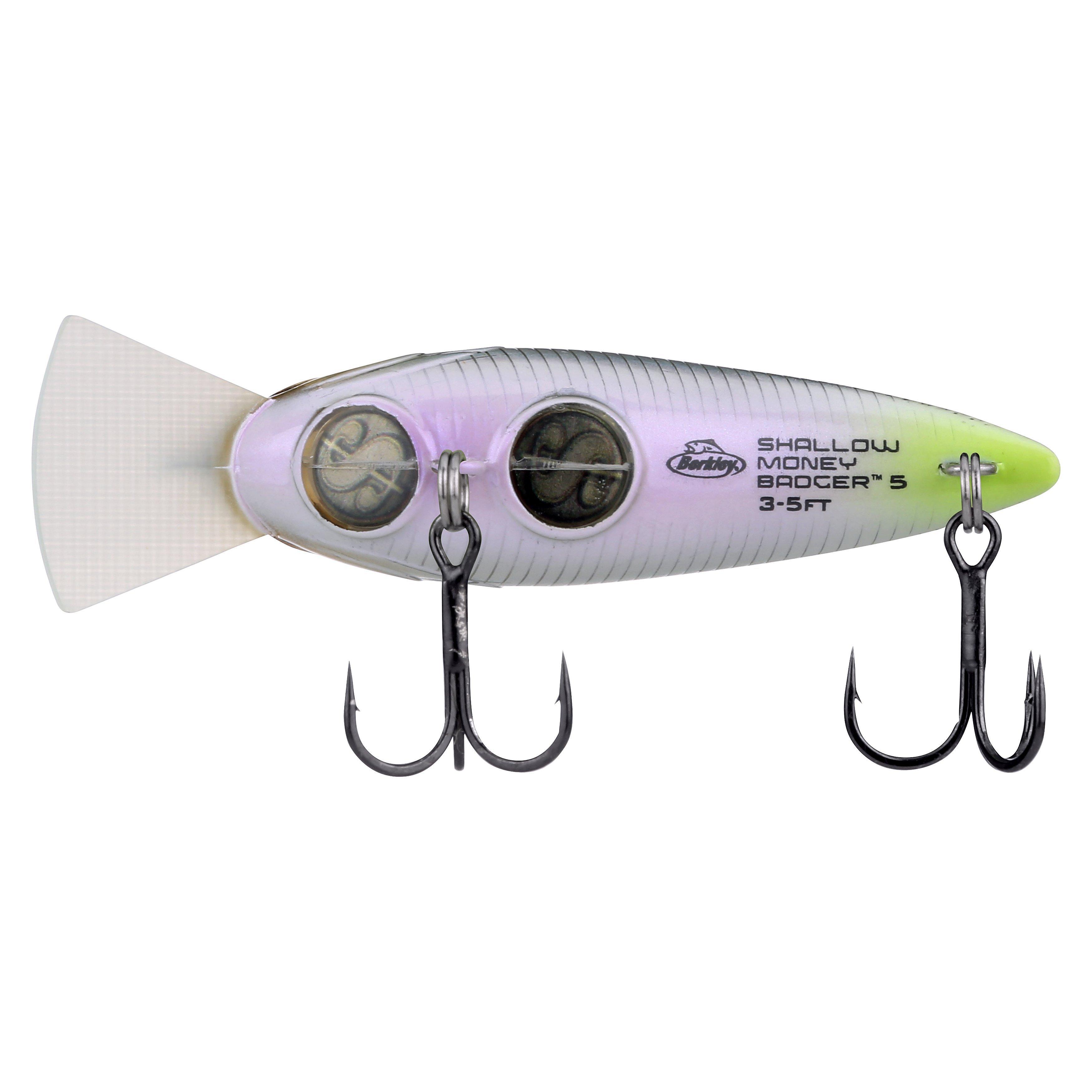 Berkley Shallow Money Badger Fishing Crankbait, 2.5 in, Hybrid Baitfish-Crayfish