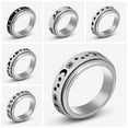 thumbnail image 5 of Jewelry Vintage Biker Freely Spinning Spinner Anti Stress Punk Rotatable Spinner Fidgets Rings Anxiety Rings 8 G, 5 of 8