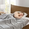 thumbnail image 6 of Madison Park Carved Plush Traditional Polyester Fabric Twin Blanket in Brown, 6 of 6