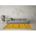 thumbnail image 3 of Ahgly Company Indoor Rectangle Persian Yellow Traditional Area Rugs, 5' x 7', 3 of 4