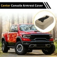 thumbnail image 3 of Unique Bargains Center Console Cover for Chevrolet Microfiber Leather With Zipper Beige, 3 of 6