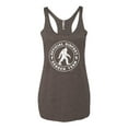 thumbnail image 2 of Wild Bobby Official Bigfoot Search Team Funny Sasquatch Pop Culture Women Tri-Blend Racerback Tank Top, 2 of 3