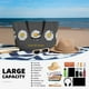 thumbnail image 5 of Fotbe Keep Life Simple Daisy Flower Bolsa de Viaje para Playa - Resistente al Agua, Bolsa Tote de Gran Capacidad y Ligera con 7 Bolsillos para Mujeres y Hombres, 5 of 7