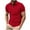 Red, variant on Mens Shirts Plus Size under $5 Short Sleeve Solid Pullover Turndown Collar Casual Sports Tank Blue XXL