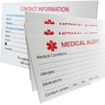 thumbnail image 1 of My Identity Doctor - 100 MyIDCards Medical Alert ID Card Thick 400lb Card Stock, 1 of 4