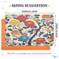 thumbnail image 6 of Yayeee Doormat for Inside 20"x32" Absorbent Low-Profile Washable Non-Slip Rubber Backed Entryway Rug, Vibrant Japanese Flowers, 6 of 8