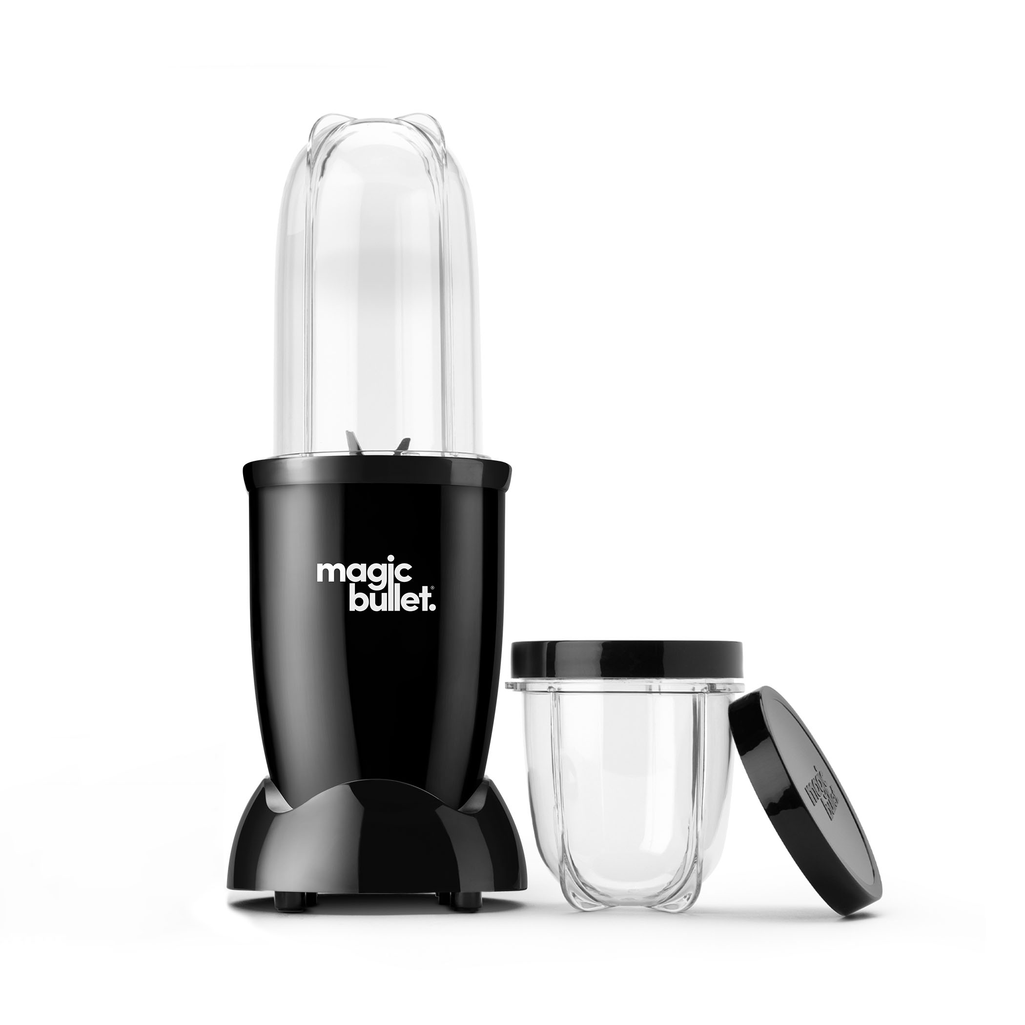 magic bullet 7-Piece 250 Watts Personal Blender 18 oz. MBR-0701AK, All Black - image 2 of 9