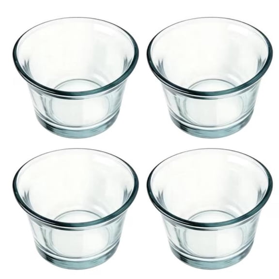 Glass Bird Feeder Cups,Oriole Jelly Feeder Replacement Bowls,Outdoor Hanging Bird Feeder Cups for Hummingbirds,Goldfinches,Gardens and Balconies 4PCS