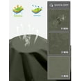 thumbnail image 2 of Little Donkey Andy Men's Quick-Drying Running Pants, Stretch Cooling Performance Mens Joggers with Pockets (Grey Green S), 2 of 7