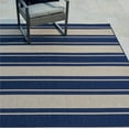 thumbnail image 5 of Solterra Renzo Indoor/ Outdoor Polypropylene Navy Flat Weave Area Rug, 5x8, 5 of 8