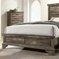 thumbnail image 4 of Furniture of America Gafin Transitional Wood Queen Panel Bed in Gray, 4 of 5