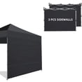 thumbnail image 1 of Lonas Laterales para Carpa Joramoy para Carpa Plegable de 3 x 3 m - Paquete de 3, 1 of 7