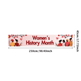 thumbnail image 3 of LUUFILx Women's History Month Celebration Backdrop Festive Banner Event Decoration Background Professional Photography Props Party Supplies Decor, 3 of 9