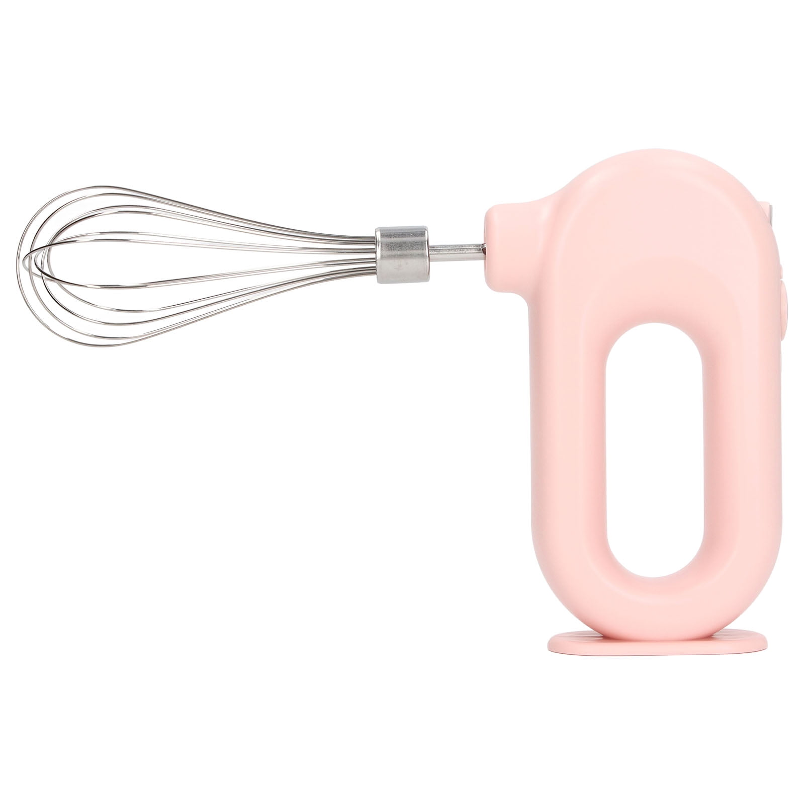 1pc ABS Milk Frother, Simple Pink Handheld Electric Drink Mixer For Kitchen  Baking