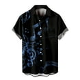 thumbnail image 1 of Wyzesi Chemise Jaune à Manches Longues pour Hommes Mode Décontractée Plage Bord de Mer Style Rétro Rock Impression Numérique 3D Poche à Boucle Col à Revers Chemise à Manches Courtes Haut Chemises Habillées pour Hommes Grande Taille Vert, 1 of 4