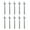 5mmx50mm, variant on Set of 10 Metal Drum Screws Drum Hardware Component Musical Instrument Screws Suitable for Percussion Instruments