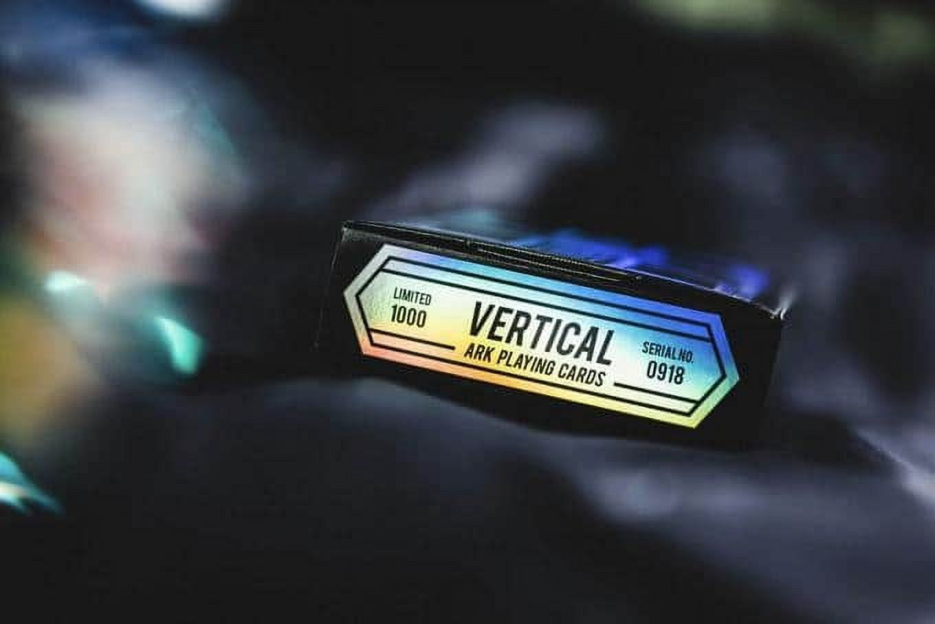 Vertical Standard (Black, Holo Tuck) Playing Cards by ARK