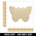 thumbnail image 2 of Butterfly Solid Wood Shape Unfinished Piece Cutout Craft DIY Projects - 6.25 Inch Size - 1/8 Inch Thick, 2 of 7