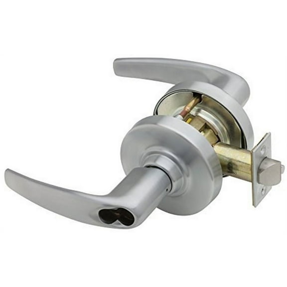 Schlage ND53JD ATH 626 FSIC Series ND Grade 1 Cylindrical Lock, Entrance Function, Full Size Interchangeable Core, Athens Design, Satin Chrome Finish