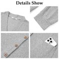 thumbnail image 4 of Shine Up Womens Lightweight Cardigan Button Down Long Sleeve Tops Casual Open Front Cardigans, 4 of 7