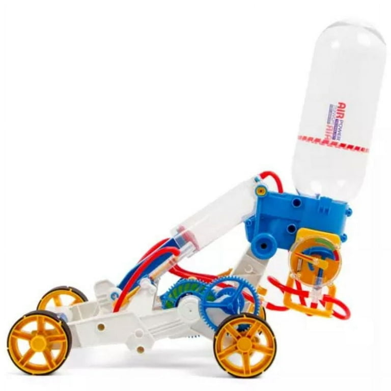 CIC Kits DIY Air Power Engine Car - STEM Toy for Kids, Hobby