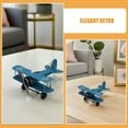 thumbnail image 3 of COOPHYA Figurine Rétro Avion Biplan en Métal Armoire à Vin Multicolore 2 Pcs, 3 of 8