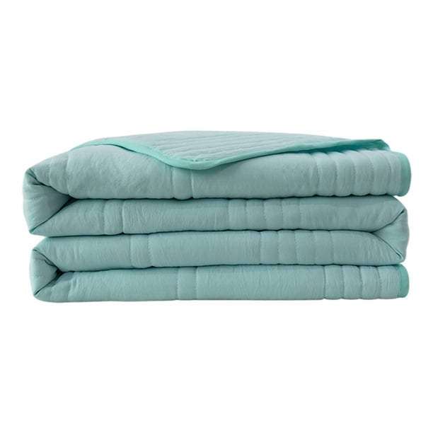 Sofa Vama Ropa de Cama Edredón acondicionador lavable de color sólido Edredón fresco de verano Edredón fino Edredón de fibra for Navideño