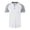 White, variant on WREESH Men's Colorful Henley Shirts Short Sleeve T-Shirt in a Waffle Texture a Color Block Design for a Casual Look Gray