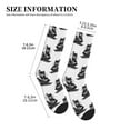 thumbnail image 2 of Crew Socks for Women Men Athletic - Vintage Train Pattern Soft Comfort Breathable Mid-Calf Sole Running Socks Womens Men, 2 of 7