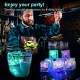 thumbnail image 4 of Led Allumer des Glaçons pour les Boissons - 12 Pcs Couleur Réutilisable Changeant de Glaçons, 4 of 5