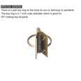 thumbnail image 4 of Uxcell 26mm Key Fob Hardware with Keychain Ring for Bag Webbing Wristlets Dark Bronze 40 Pack, 4 of 5