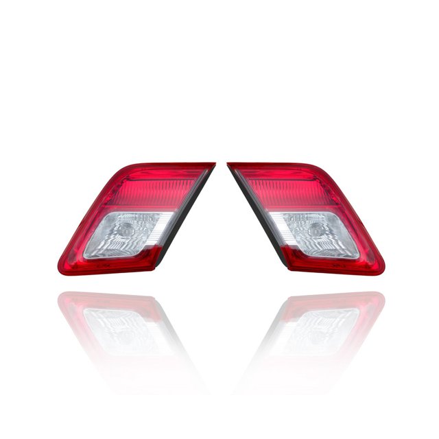 Tail Light Assembly - Cooling Direct Compatible/Replacement for '10-11 Toyota Camry (USA-Built) - Inner On Trunk Lid - Pair, Left Driver + Right Passenger Set - 8158006230, 8159006230