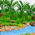 thumbnail image 1 of 110 Uds. Modelo de plantas, árboles de juguete en miniatura, paisaje de tren, árboles de jardín de hadas, modelo de árboles de Diorama, paisaje, parque ferroviario, escena de jardín, arquitectura, mod, 1 of 5